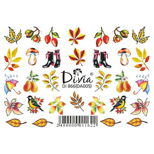 

Divia Наклейки "3D" Di866 №DA005