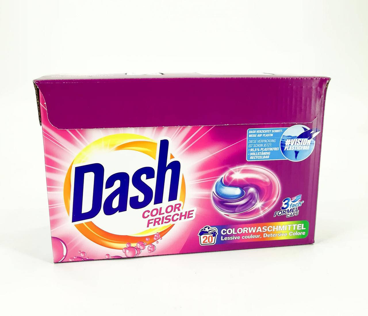 

Капсулы для стрирки Dash Color Frische 20