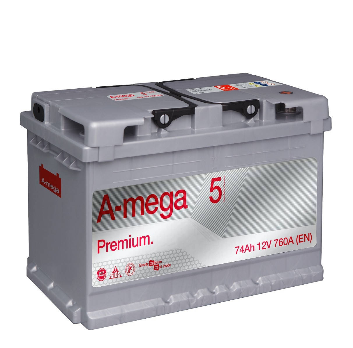 

Аккумулятор автомобильный A-mega 6СТ-74 АзЕ Premium