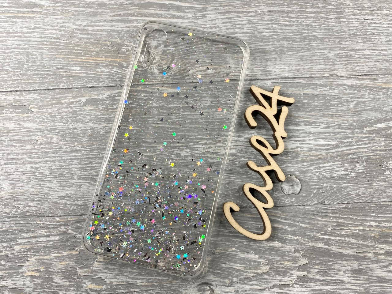 

TPU чехол Star Glitter для Vivo Y91C прозрачный