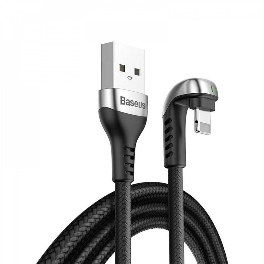 

Игровой кабель Baseus Green U-shaped Lightning Cable Lightning, 2.4A, 1 метр, Зелёный