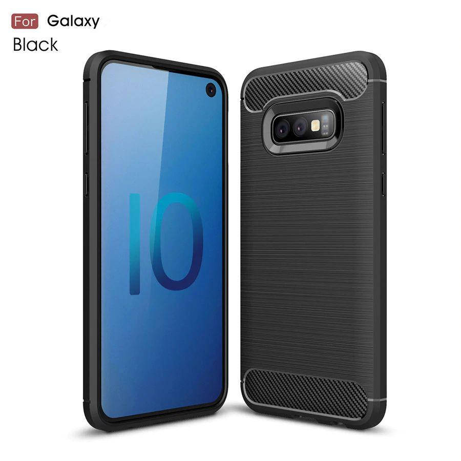 

TPU чехол накладка Urban для Samsung Galaxy S 10e (4 цвета) чёрный, Разные цвета