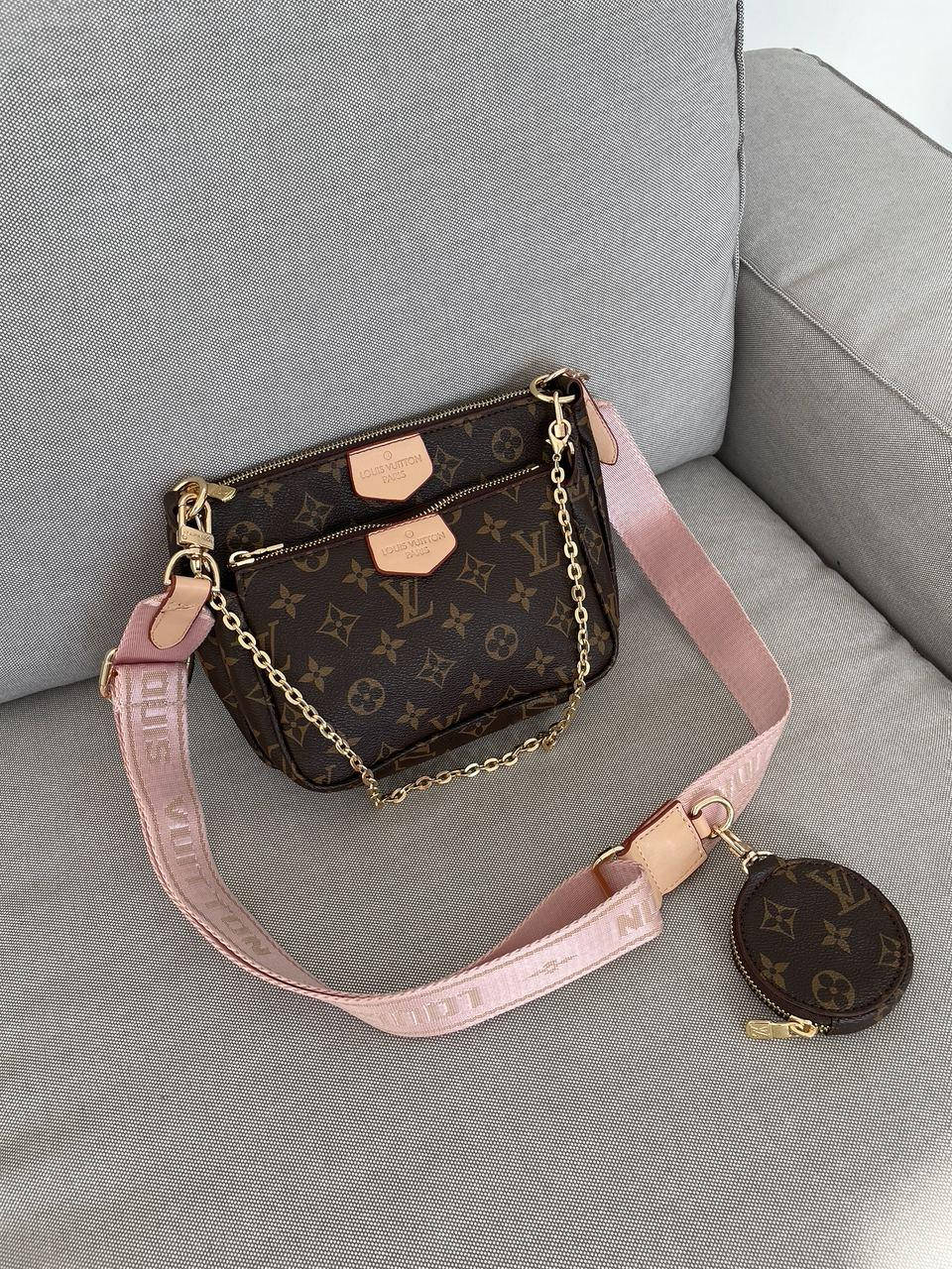 

Сумка женская Louis Vuitton 3в1 ЛЮКС, Коричневый