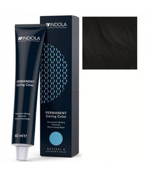 

1.0 Крем-фарба чорна Indola Permanent Caring Color 60 мл