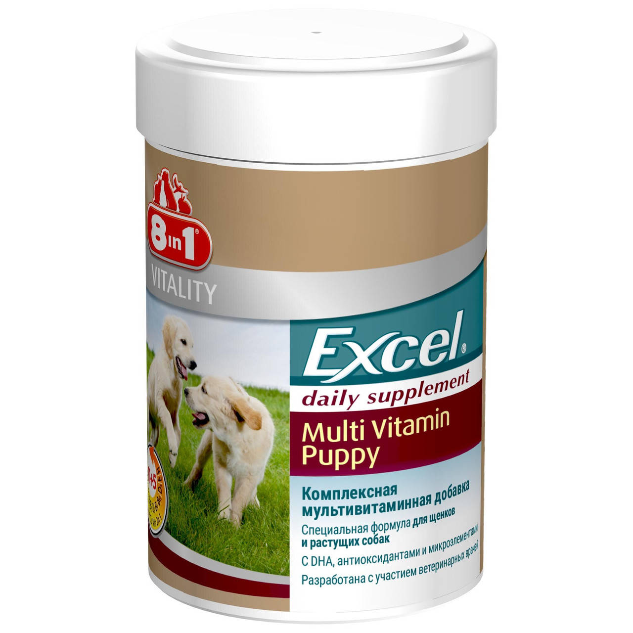 

8in1 Excel Multi Vit-Puppy 100таб/ 185ml 8in1