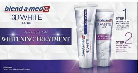 

Зубная паста Blend-a-med. 3DWhite Luxe Perfection+Whitening 2 x 75 ml ГЕРМАНИЯ.