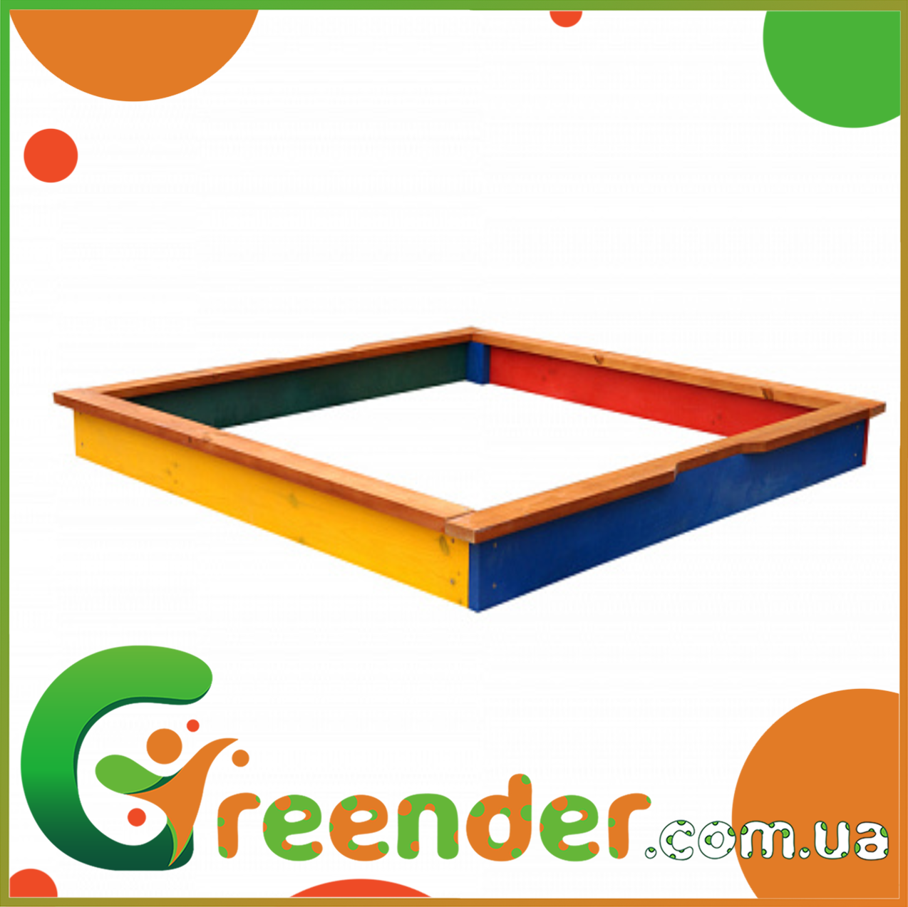 

Домашняя уличная песочница для детей 145x145см