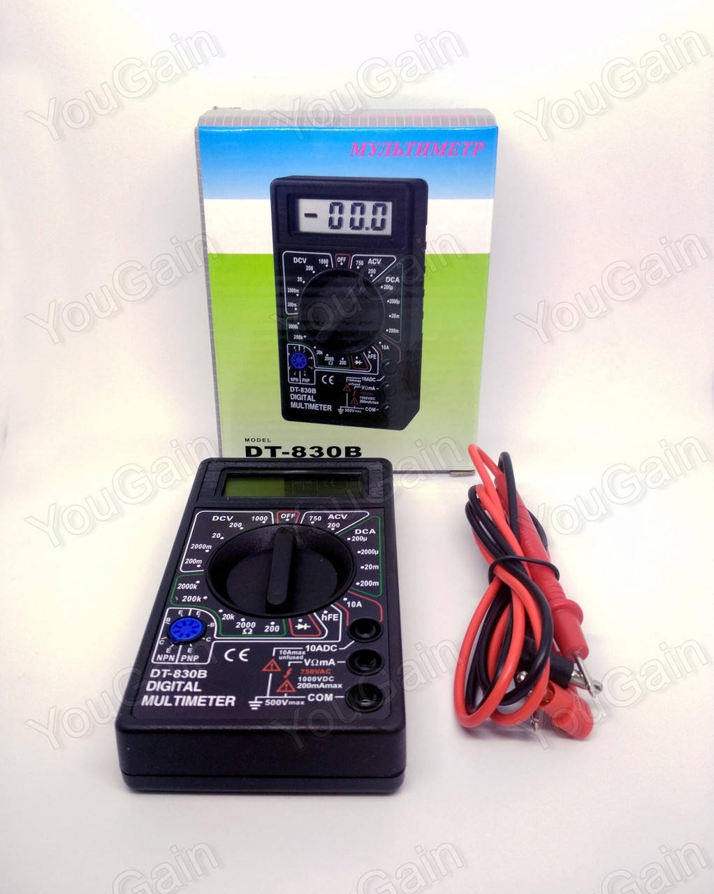 

Мультиметр DT 830B ("прозвонка" без звукового сопровождения)