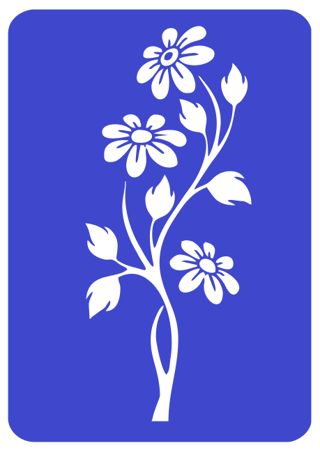 

Трафарет 7 см на 10 см