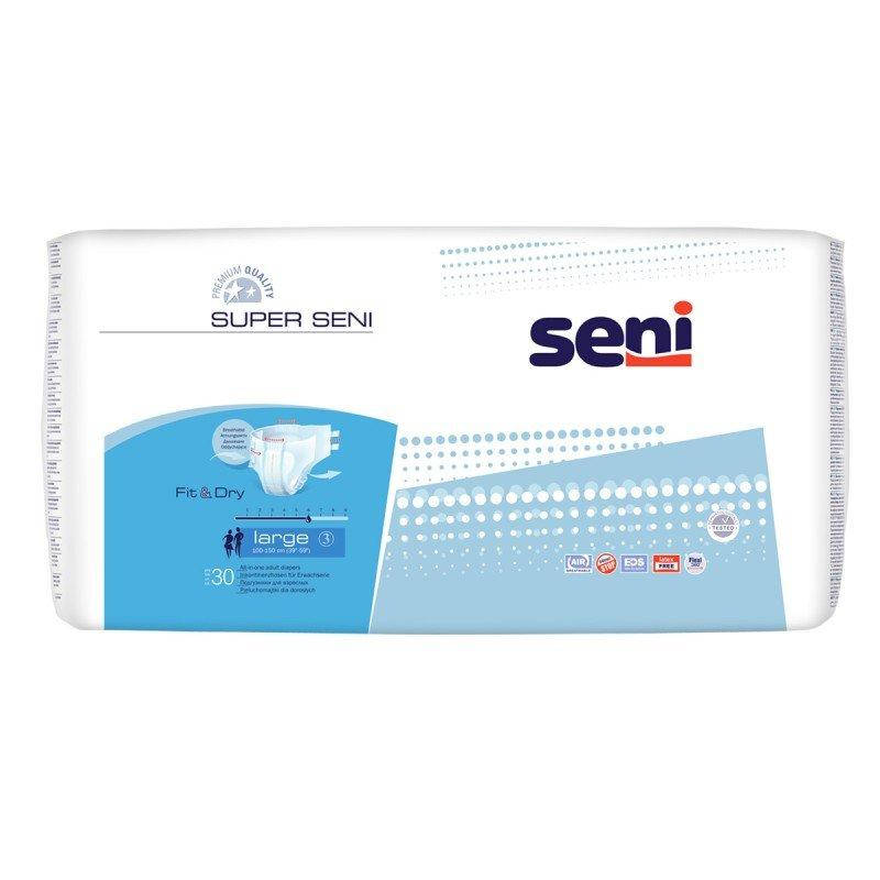 

Подгузники для взрослых Super Seni Large 100-150 см 30 шт