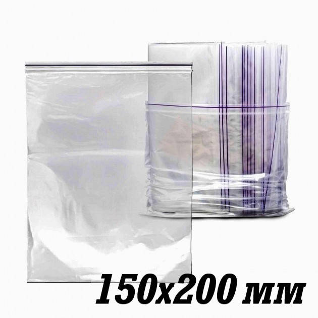 

Пакет с замком Zip-Lock, 150х200 мм