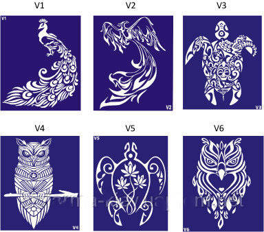 

Трафареты 15*15см