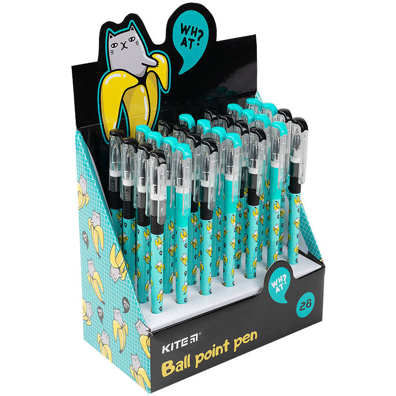 

Ручка кулькова Kite Bananas K21-032-04, синя