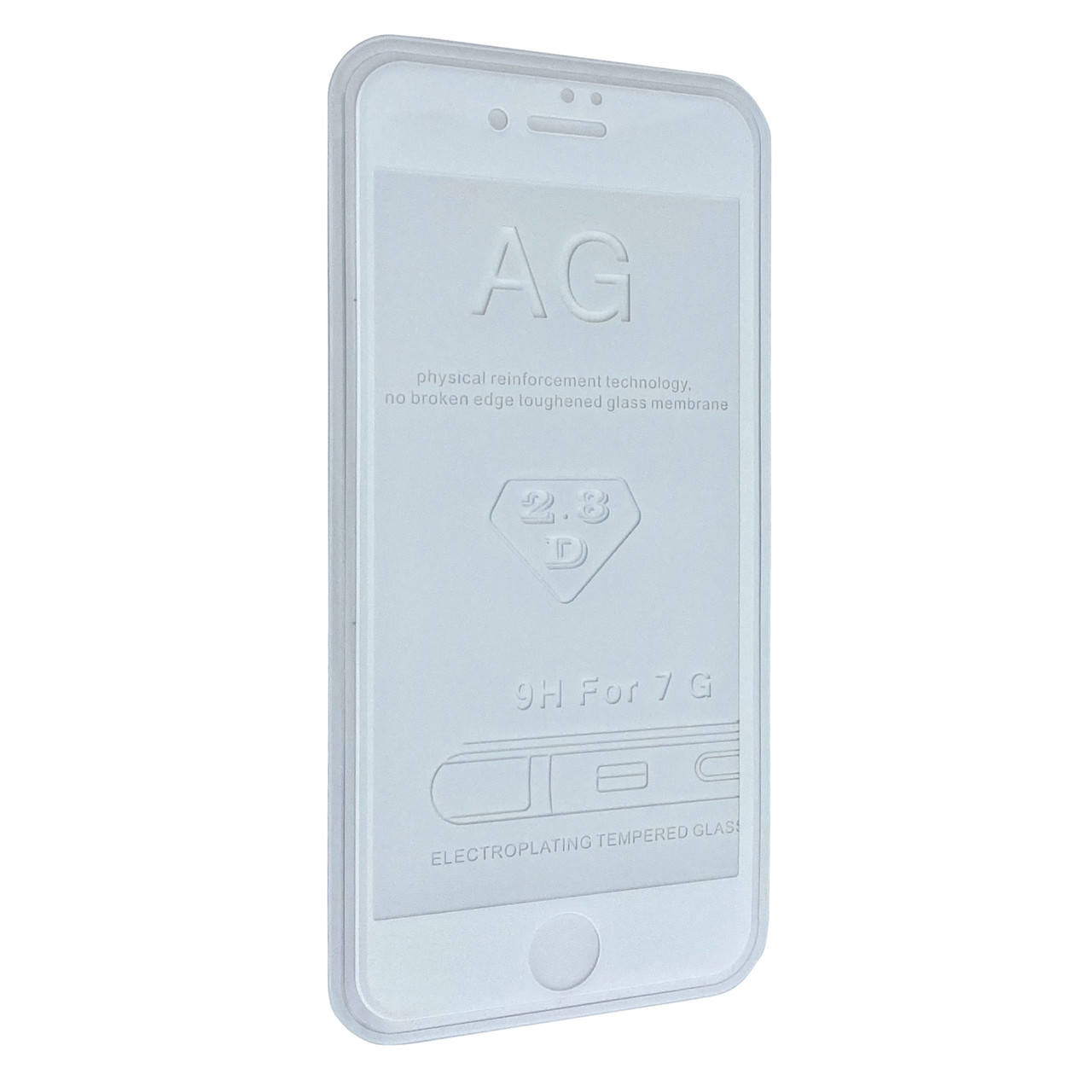 

Защитное стекло DK Full Glue Matt для Apple iPhone 7 / 8 / SE (white), Белый