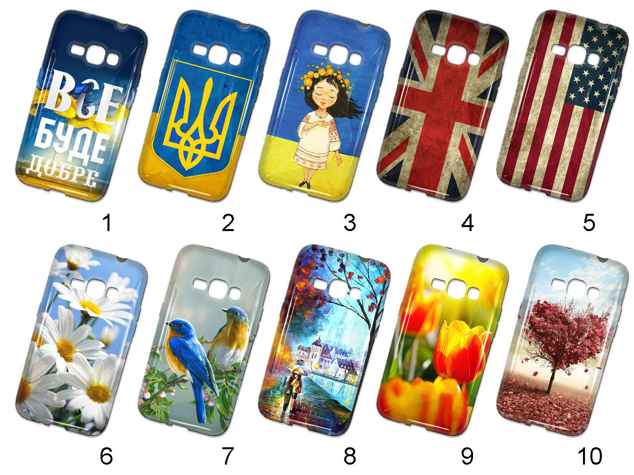 

Силиконовый чехол с рисунком для Samsung Galaxy J1 2016 J120