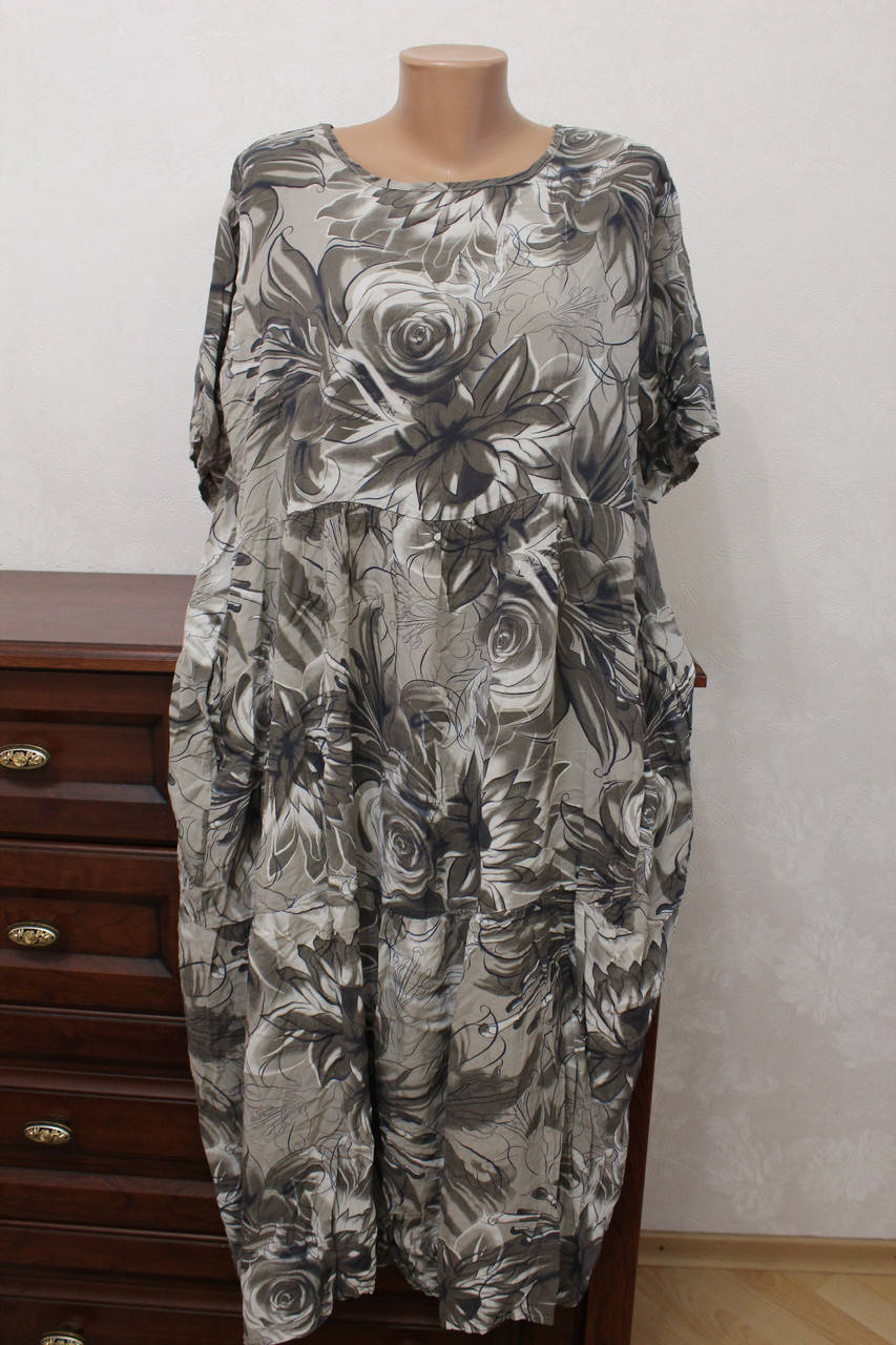 

Платье женское штапель роза