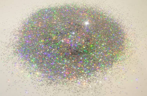 

Блестки Серебро голографические в форме Точки