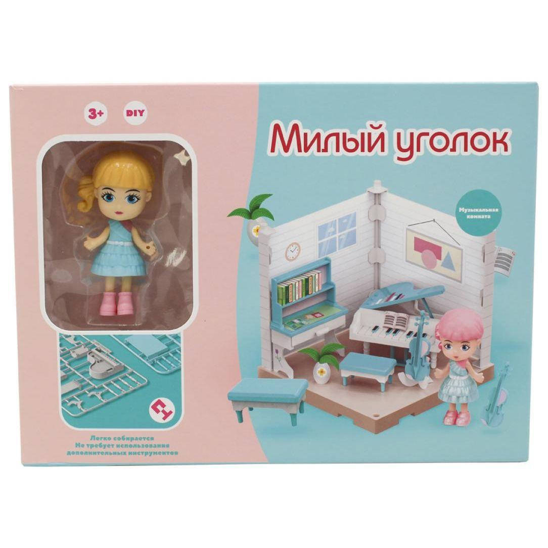 

Игровой набор Funky Toys Милый уголок. Музыкальная комната с куклой
