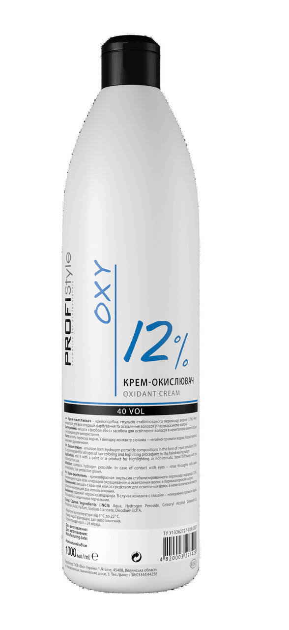 

Крем - окислитель 12% 1000 мл