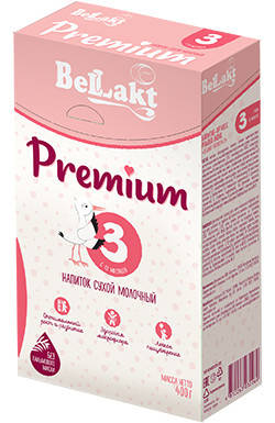 

Напиток сухой молочный для питания детей раннего возраста "Bellakt Premium 3"