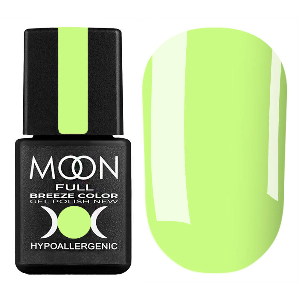 

Гель-лак Moon Full Breeze Color № 434 (фисташково-салатовый, эмаль), 8 мл