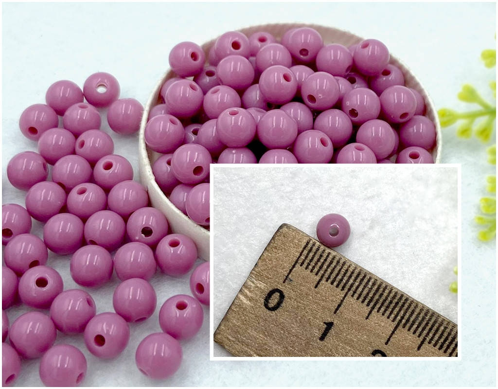 

(20 грамм) Пластиковые бусины Ø6мм (прим. 170 шт) Цвет на фото (сп5нг-0625), Золотистый