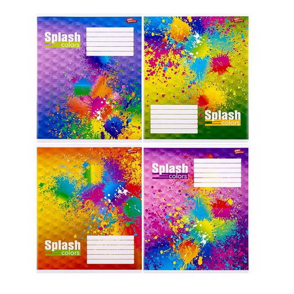

Зошит кольоровий 60 аркушів, лінія "Всплеск" 3115л