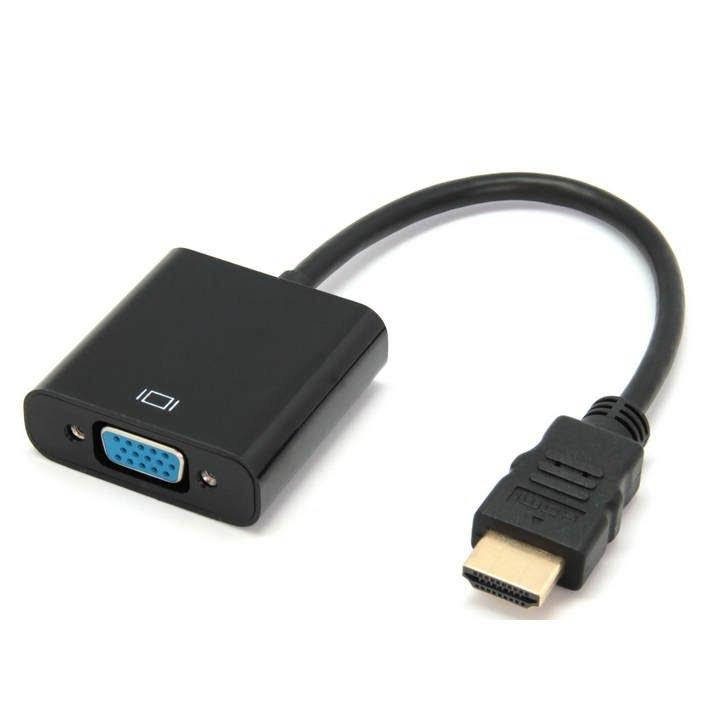 

Конвертер HDMI на VGA преобразователь переходник, Черный