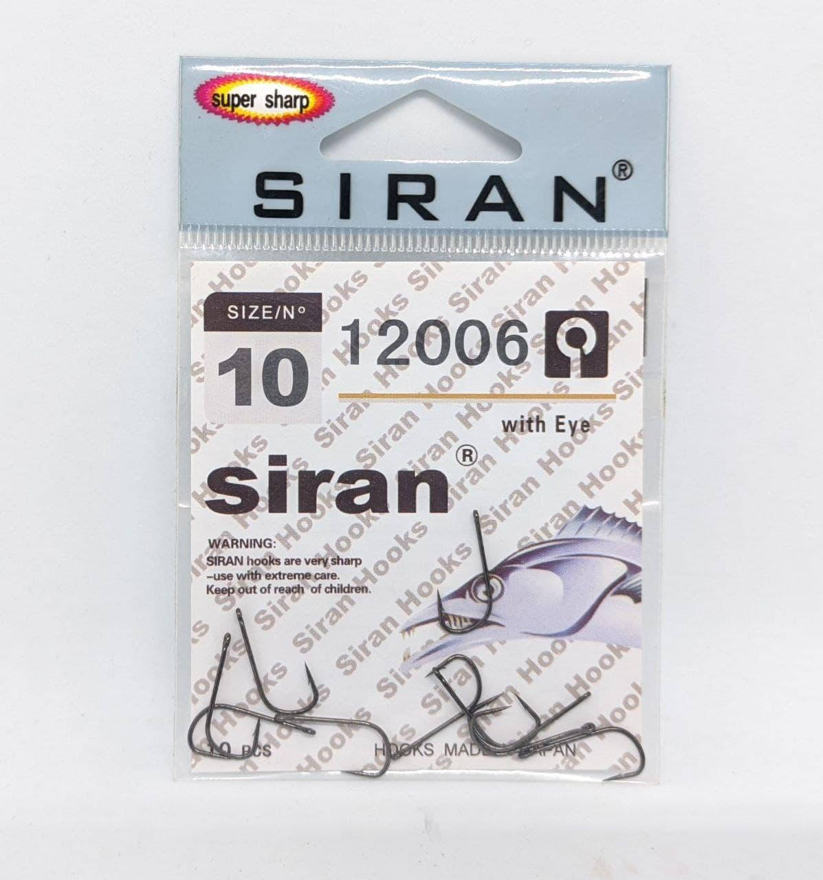 

Крючки для рыбалки SIRAN №10 10шт/уп