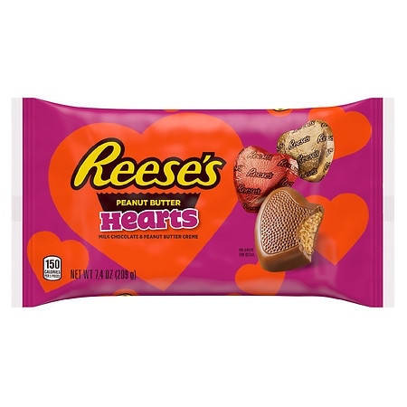 

Конфеты Сердечка Reese's Hearts Candy Valentine's Day 209g