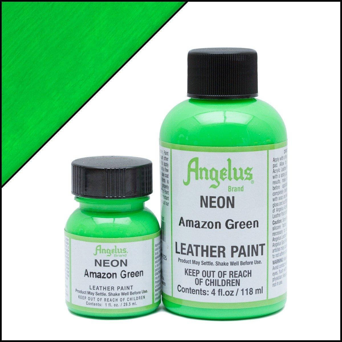 

Краска для кожи Angelus NEON Amazon Green (амазонский зеленый), Зелёный