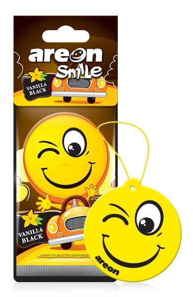 

Ароматизатор сухая карточка Areon Smile - Vanilla Black