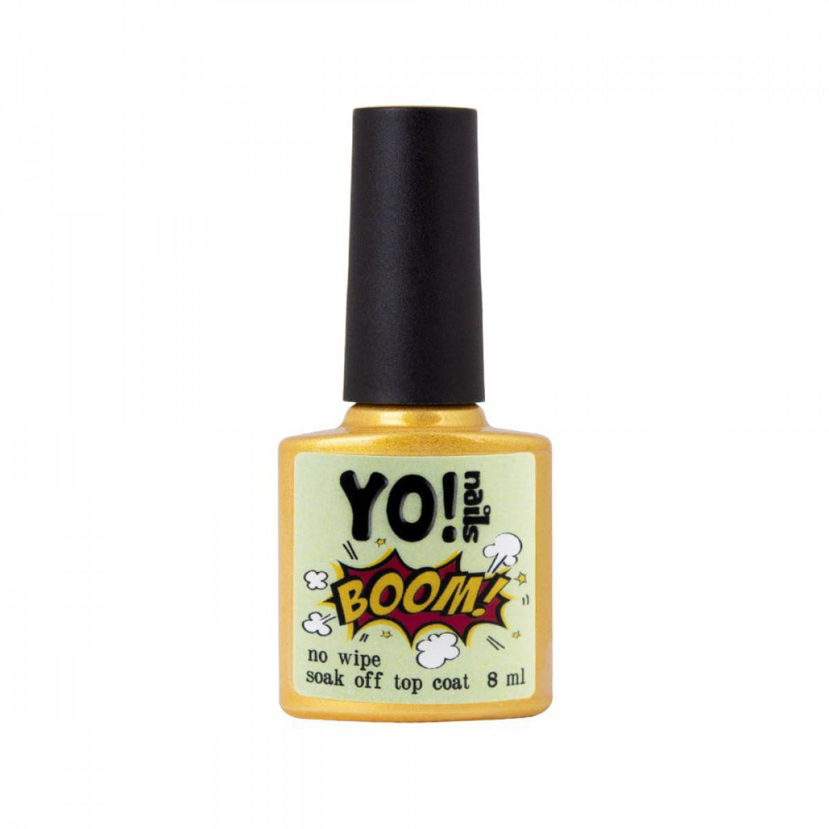 

Топ для гель-лака без липкого слоя Yo!Nails BOOM, 8 мл