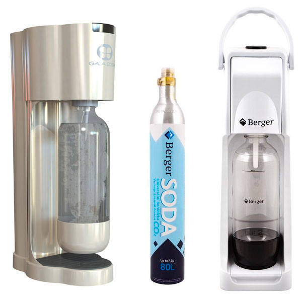 

Сифон для газирования воды Berger (2 вида), Белый