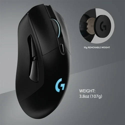 

Мышь беспроводная игровая logitech G707 с аккумулятором silent plus! Salee, Черный