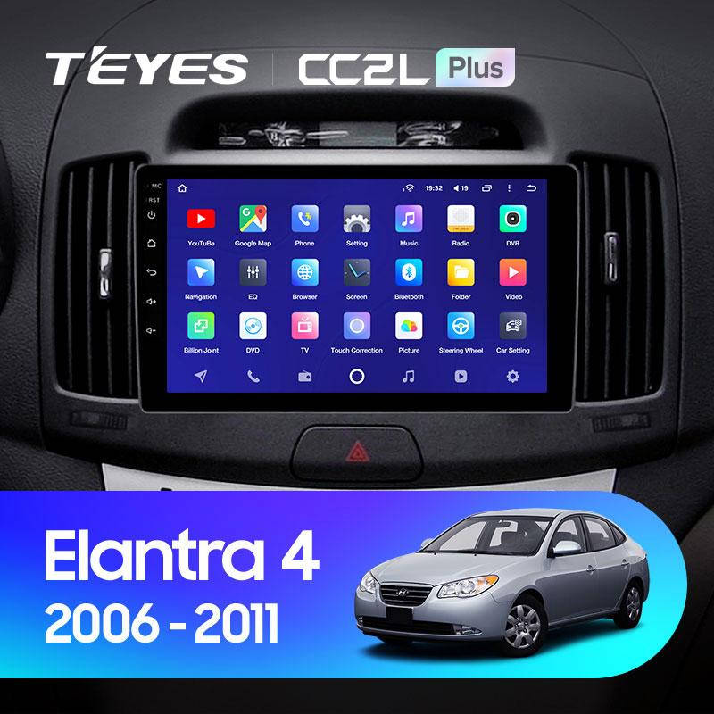 

Штатная магнитола Teyes CC2LPlus Hyundai Elantra 4 (2006-2011) Android