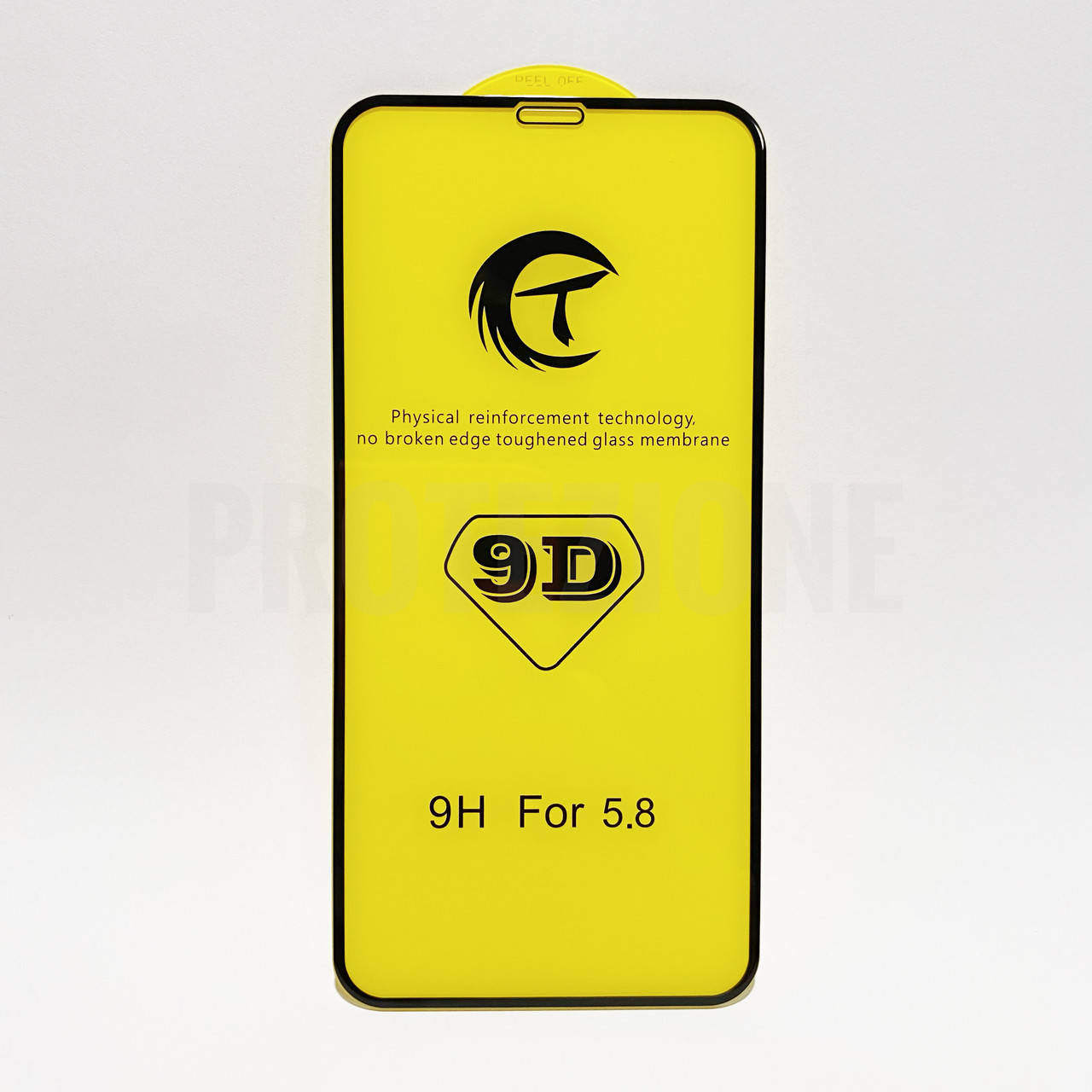 

Защитное стекло 9D для айфона iPhone X / XS / 11 Pro - Black, Черный