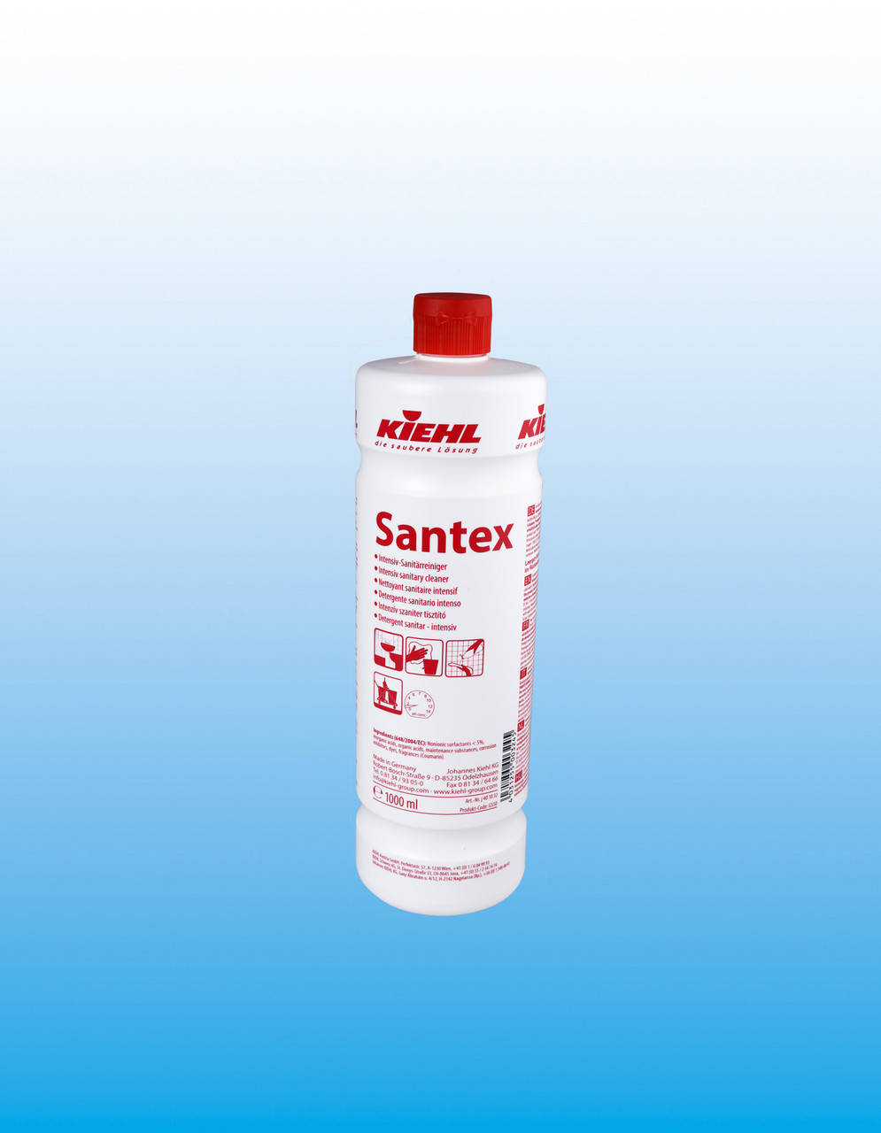 

Средство для интенсивной чистки в санитарных помещениях Santex, 1 л, Сантекс, KIEHL