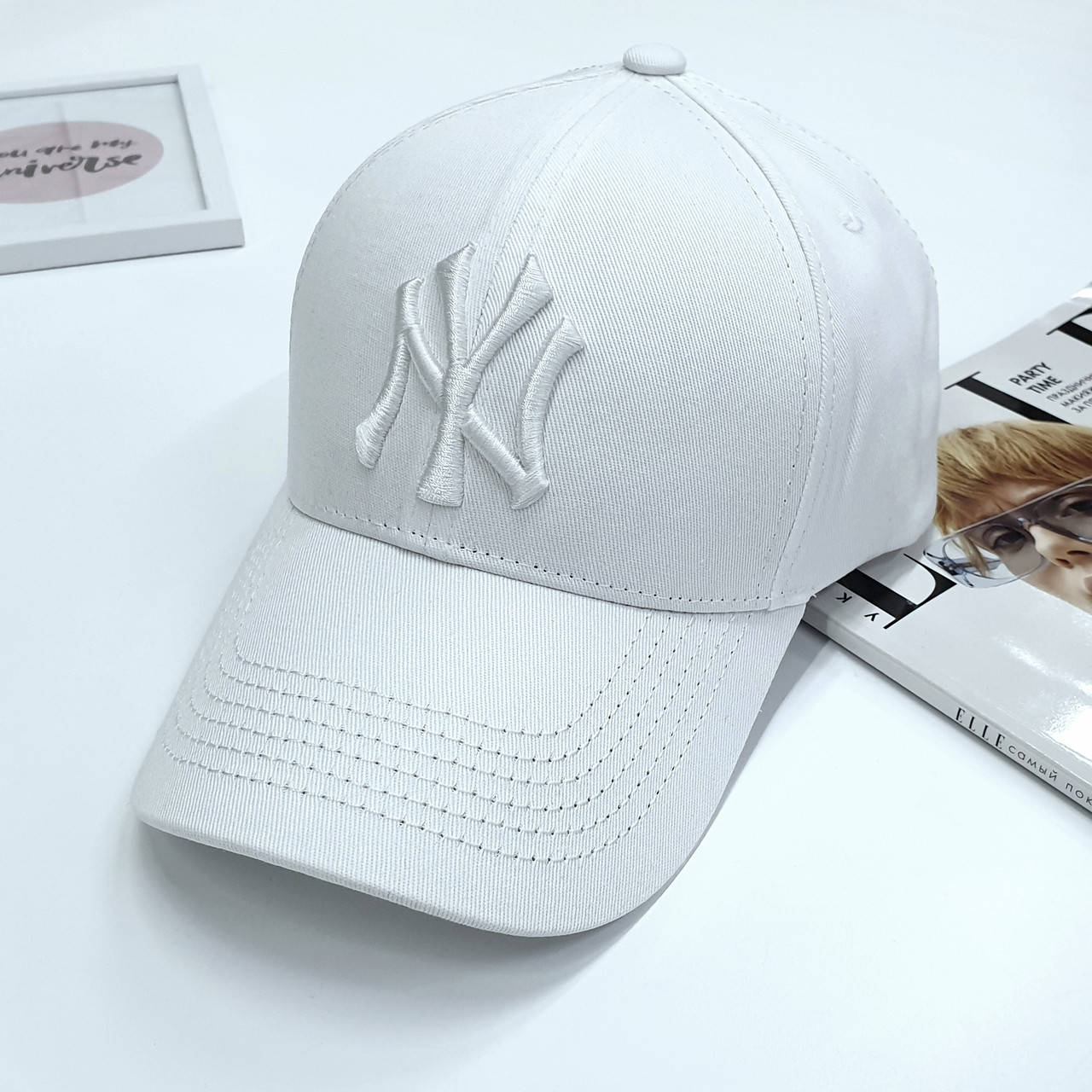 

БЕЙСБОЛКА Жіноча NY M&JJ 56-59 см Білий (10411), Белый