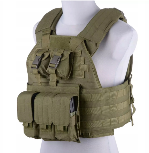 

Плитоноска военно тактический жилет Plate Carrier Олива, Песочный