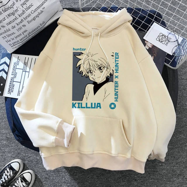 

Худи Anime X Hunter Killua толстовка, Бежевый