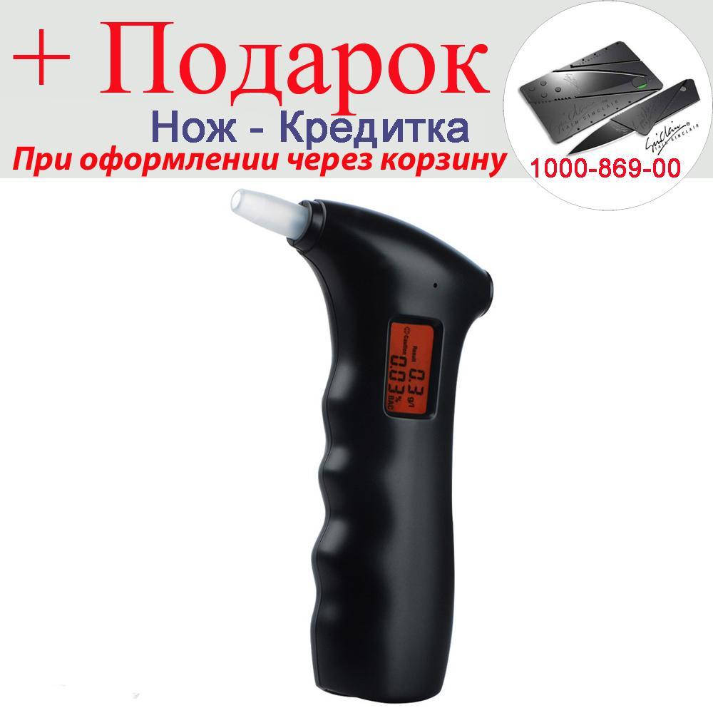 

Алкотестер с мундштуком и LED-дисплеем и 5 мундштуками