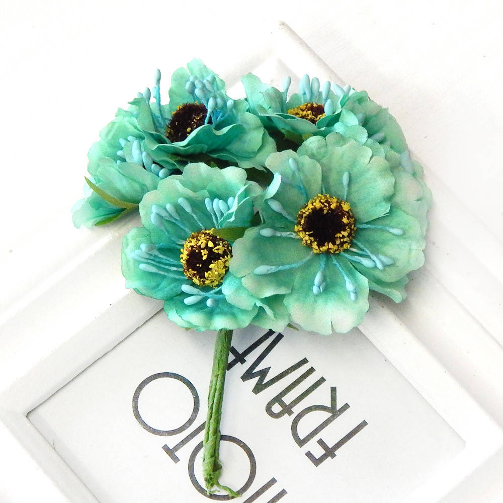 

Букет "Дикий мак", мятный