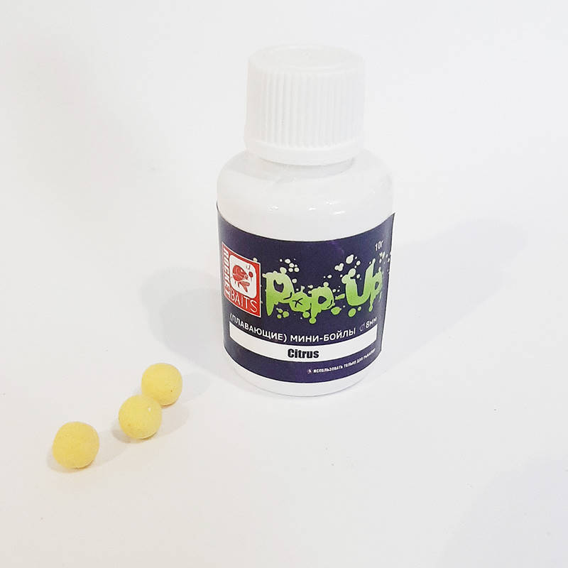 

Бойлы плавающие Цитрус 8мм Rocket Baits 10г