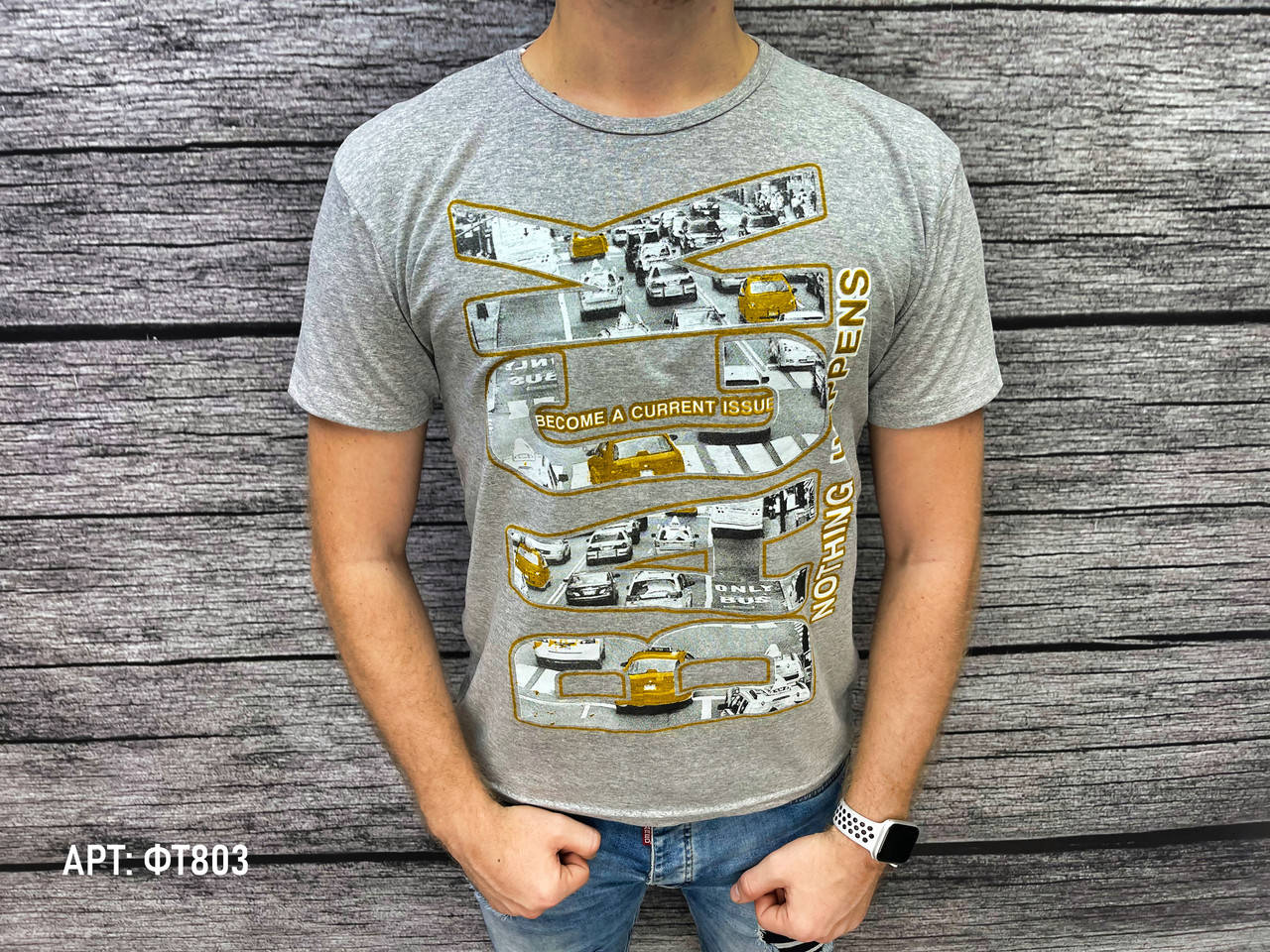 

Мужская футболка. Размеры: M, L, XL, 2XL (маломерят на размер)