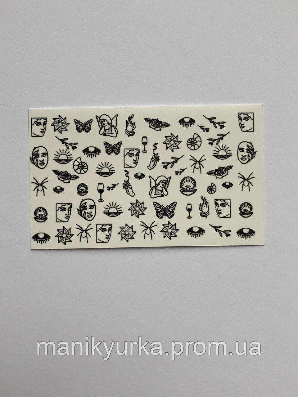 

Слайдер-дизайн для ногтей #10 (Водные наклейки на ногти)