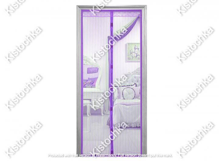 

Штора антимоскитная "Magic Mesh" фиолетовая, Фиолетовый