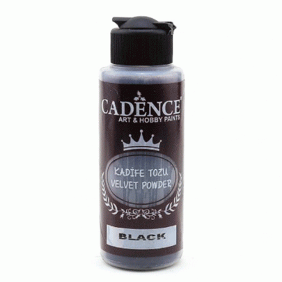 

Флок бархатная пудра Cadence Velvet Powder, 120 мл, Черный