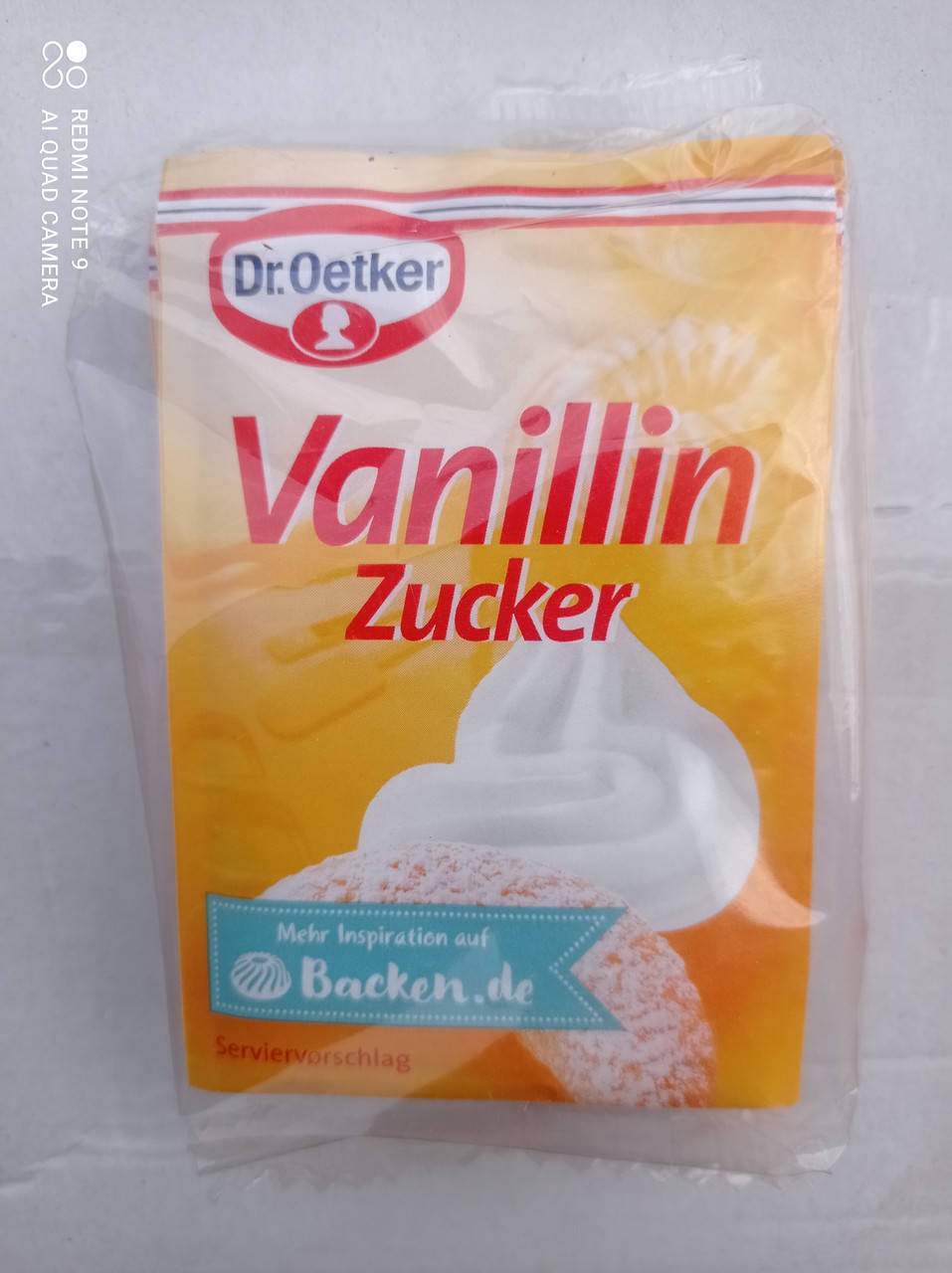 

Ванильный сахар Dr. Oetker 5 гр (10 шт)