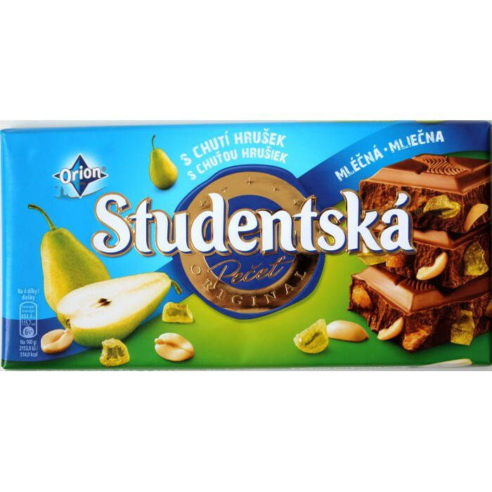 

Шоколад молочный "Studentska" с гушей и арахисом 180г